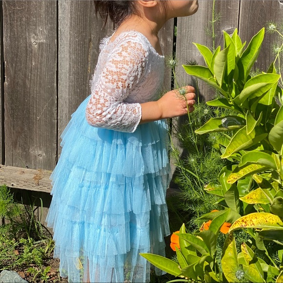 3T-4T dresses bundle lot lace floral denim cotton - Picture 6 of 16